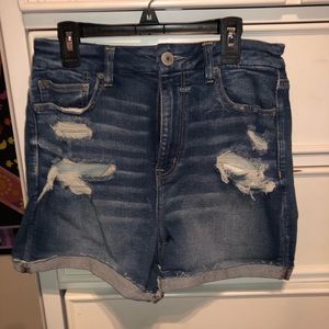 American Eagle High Waisted Jean Shorts